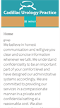 Mobile Screenshot of cadillacurology.com