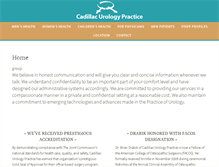 Tablet Screenshot of cadillacurology.com